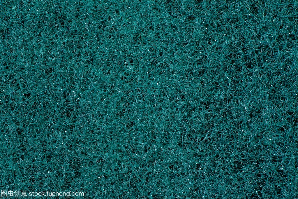 綠色合成纖維織物的紋理之美